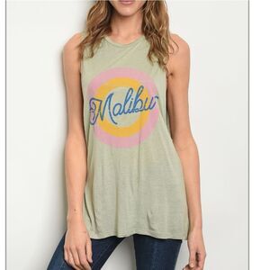 🖤"Malibu" muscle tank